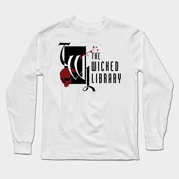 TWL Logo for Light Colors Long Sleeve T-Shirt by Victoria's Lift / The Wicked Library